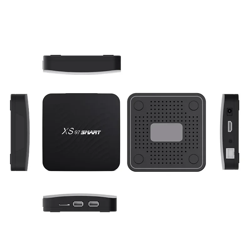 Wholesale Private Label Amologic S905Y4 XS97 SMART   Voice Control 4K*2K 60Fps Android Tv Box best streaming device