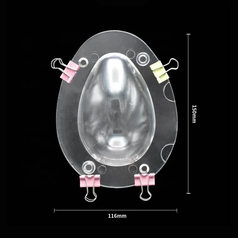 Plastic DIY 3D Polycarbonate Easter Eggs Chocolate Mold Stereo Dinosaur Egg Fondant Candy Jelly Chocolate Mould Baking Tools