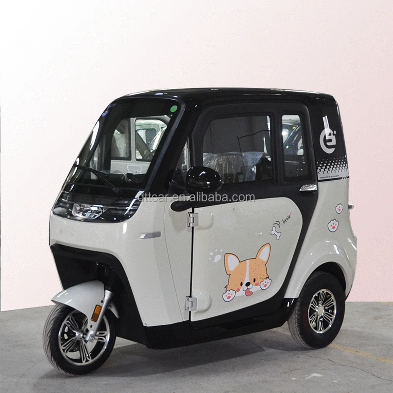 EEC Cheap China Closed Passenger 1200W Electric Tricycle ride on car