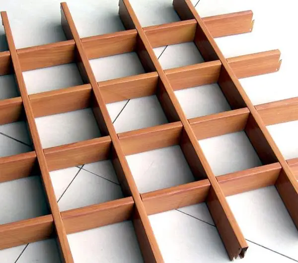 Lay on  clip in  open cell and U shaped linear ceilings