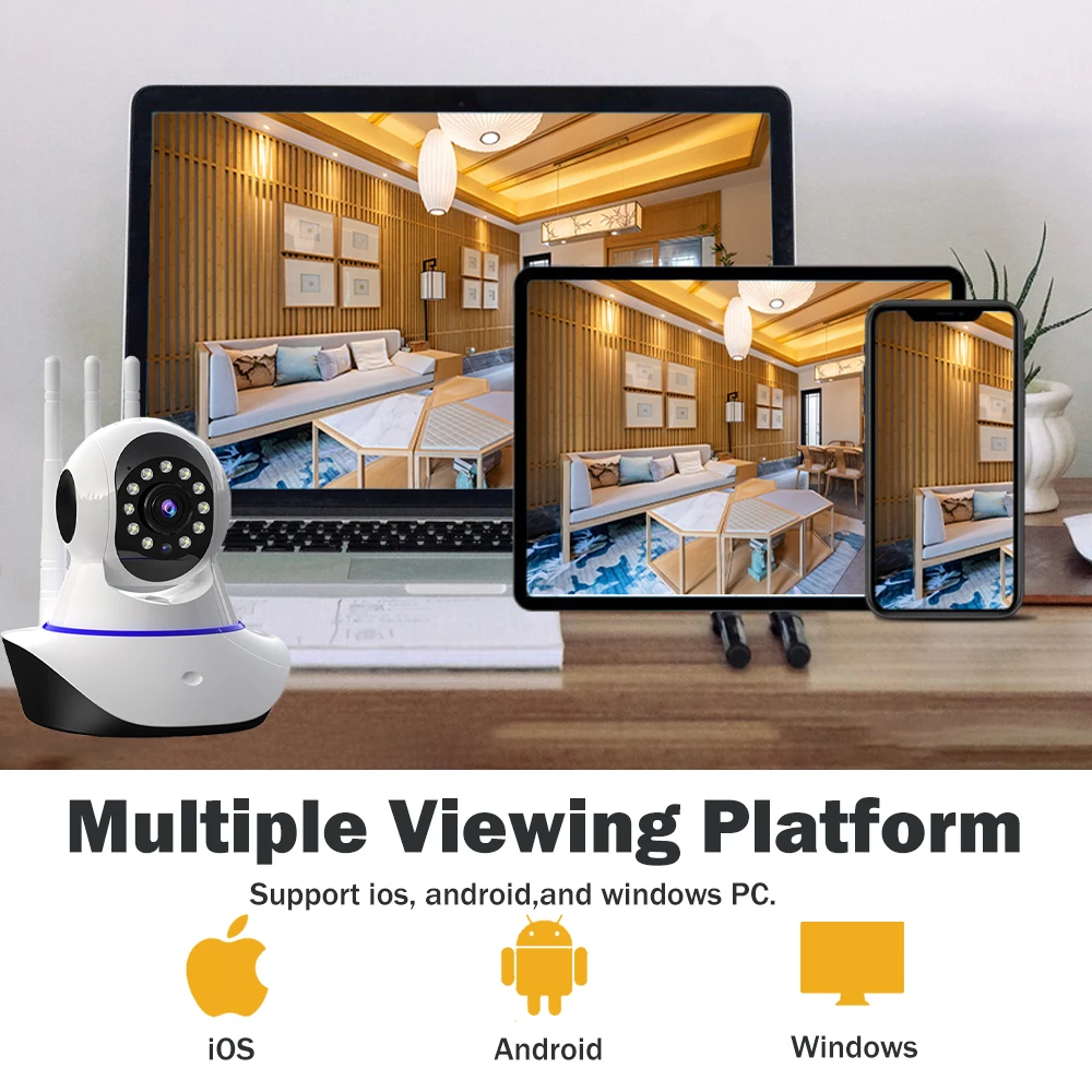  Робот-камера Yoosee 1080P 2 Мп H.265 P2P инфракрасная