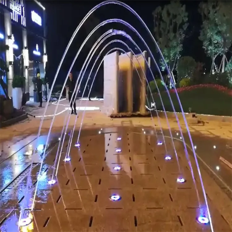 Home Landscape Laminar Jumping Jet Fountain Interactive Dancing Fountain for pool