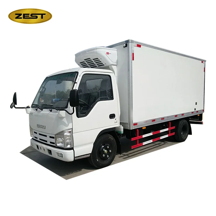 FRP Foton 4*2 Refrigerated Freezer Mini Refrigerator Van Box Truck for Meat transportation