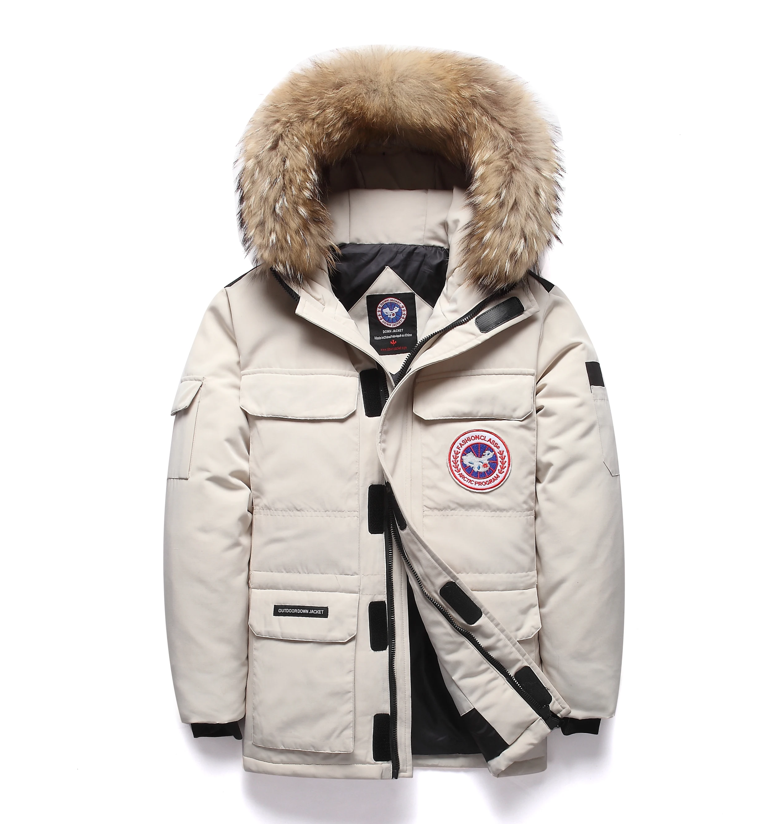 
Canada Winter Windbreaker Out door Longer Puffer Jacket Coat Mens Padding Jackette for Men 