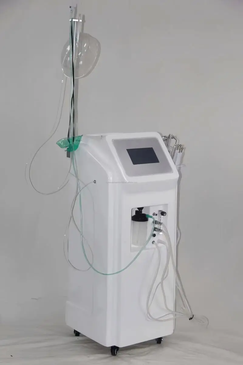 vertical Strong 8 Bars Water Oxygen Jet Peel Facial Machine for Skin Rejuvenation