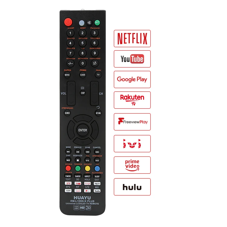 Universal Remote Control for Samsung Vizio LG Sony Sharp Roku Apple TV TCL Haier JVC Panasonic Smart TV