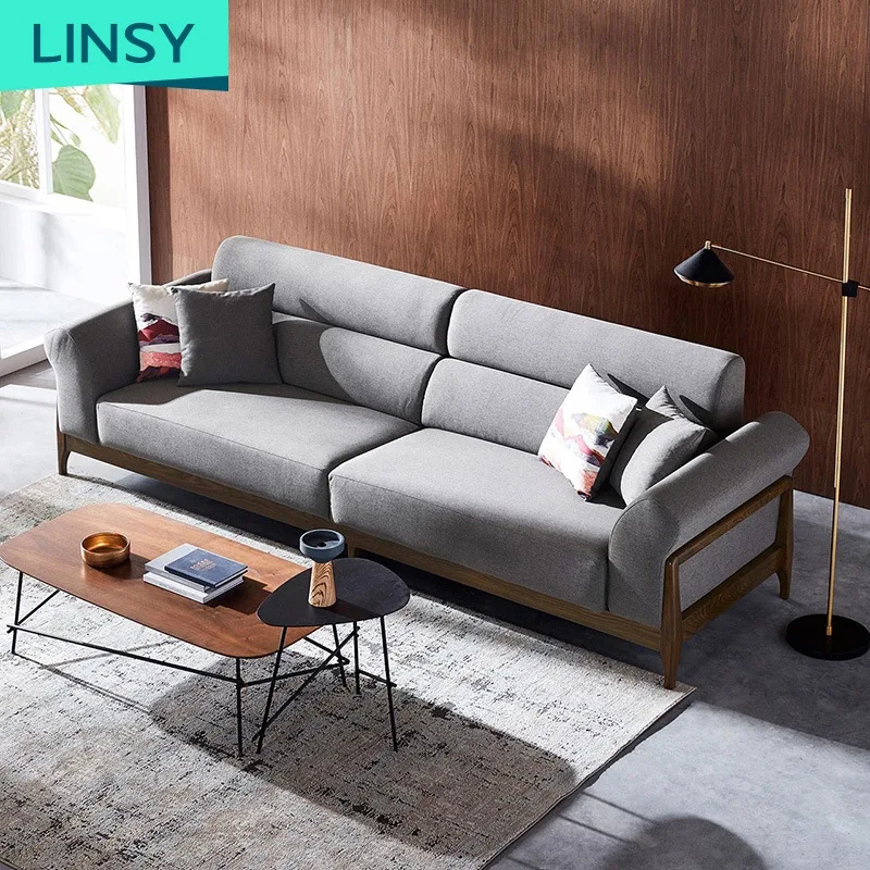Latest livingroom Furniture Sofa Set Modern Fancy Sofa Wood Luxury