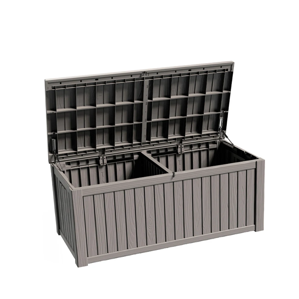 Composite Garden Storage Box Outdoor Waterproof Table Storage Bin
