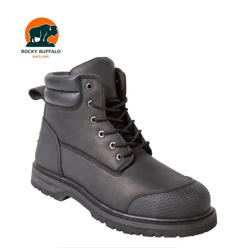 Rocky Buffalo Classic Goodyear Welted Safety Dealer Boot Selling High Quality Goodyear Welding Safety Boots