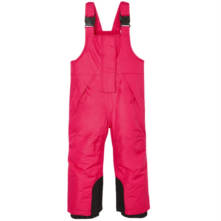 
2020 New Outdoor Children Straps Ski Pants Boys and Girls Cotton Windproof Thick Pants 