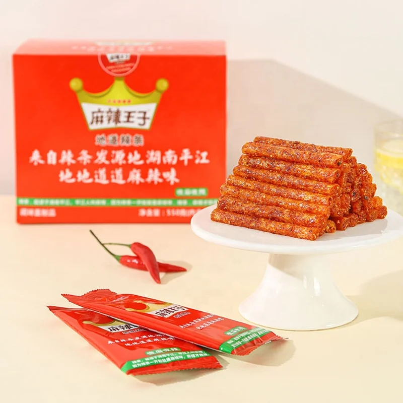 Китайский фирменный пряный принц супер вкусные пряные полоски удовлетворяют тягу к