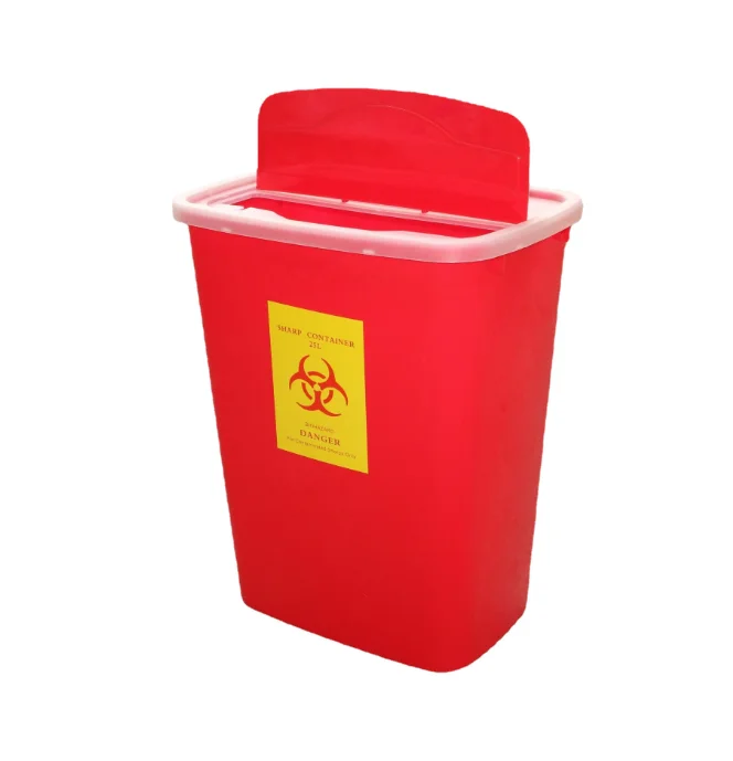Different Capacity Medical Disposal Waste Sharp Container Medical Sharps Box