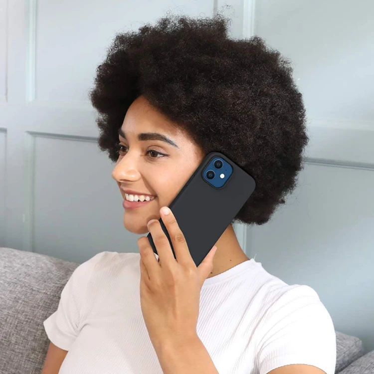 For iPhone 12 Rubber Cover Luxury Microfiber Rubber Liquid Silicone Phone Case For iPhone 11 12 Mini Pro Max Matte Silicone Case