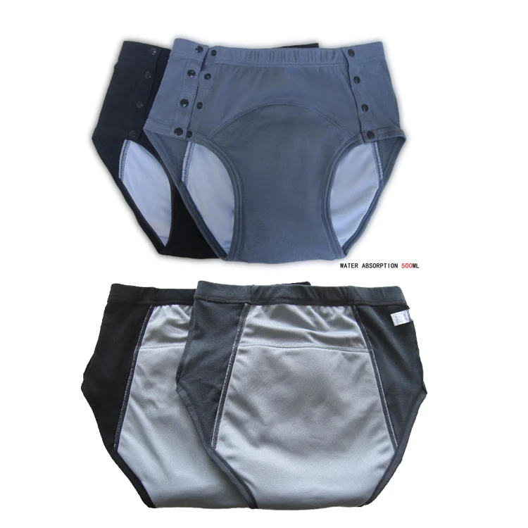 Hygieia Factory Price Washable And Reusable Adult Urinary Incontinence Boxer Brief For The Old Man And Women