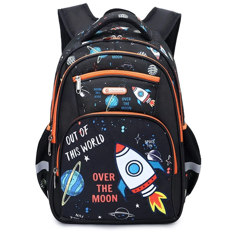 2023 school bags for boys and girls children backpacks polyester space mermaid cartoon backpacks back to school girl bookbags