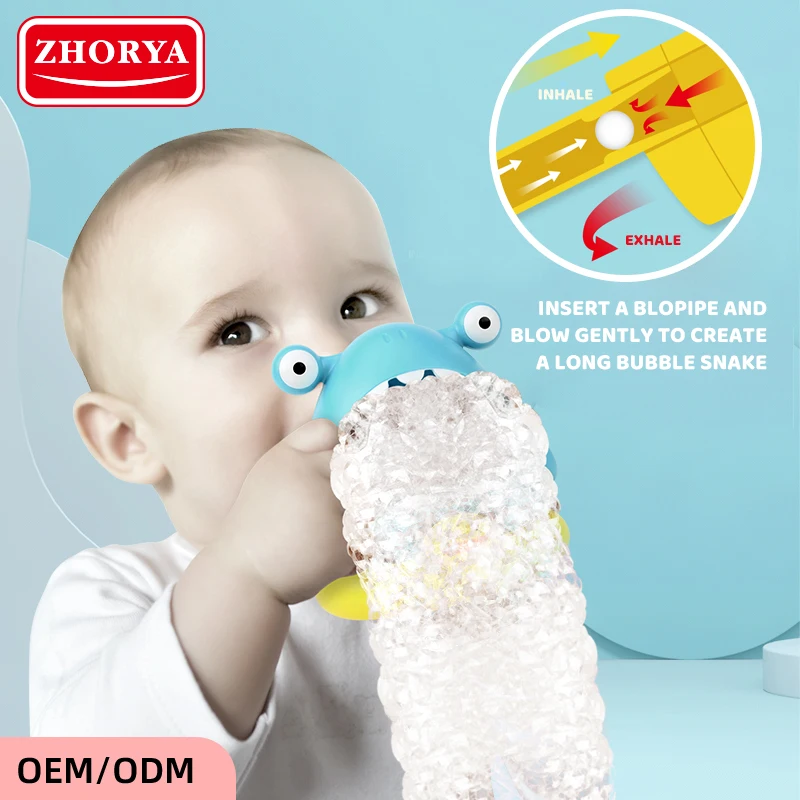 Zhorya выдувание мыла в виде животных пластиковые детские игрушки для детей пузырьки осьминог краб Игрушки ванны машинный Набор малышей