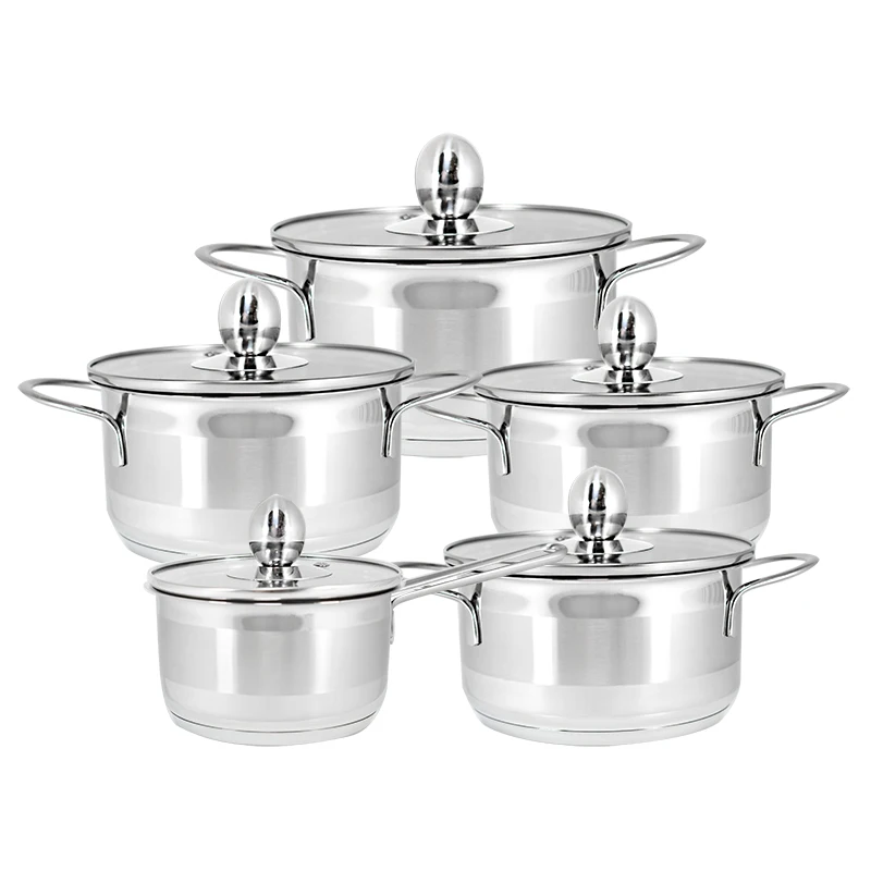Whole Sale High Quality Casserole Nonstick Cookware Set Black Cooking Pot Anti-scalding Cookware Set