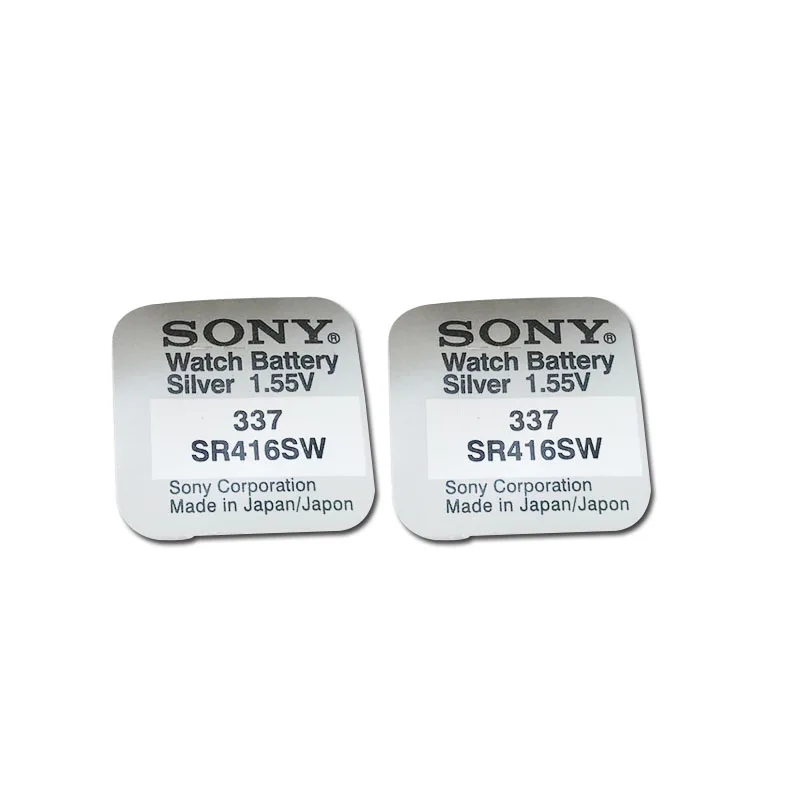  Бесплатная доставка в Марокко для SONY оригинальный 337 SR416SW 1 55 V оксида серебра аккумулятор таблеточного типа LR416 337A AG6 мобильного