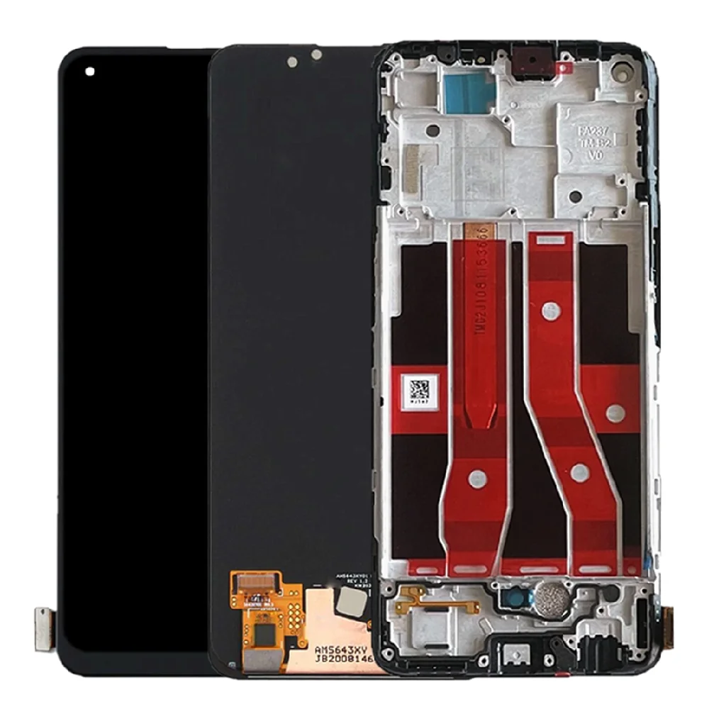 AMOLED For OPPO Reno 4 SE LCD Display Touch Screen Digitizer Assembly For OPPO Reno4 SE LCDs Replacement PEAT00 PEAM00