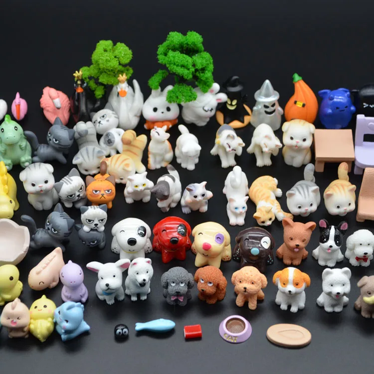 christmas fairy figurine miniature garden baby animals sculpture garden minitures figure