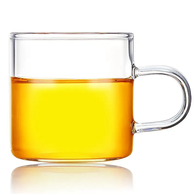 
Wholesale Clear High Borosilicate Glass Tea And Coffee Cup With Handle 