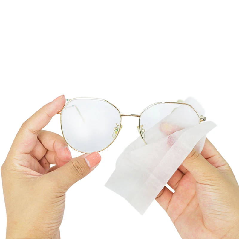 Factory Individual Packaged Protable Lens Wipes Anti fog for Eye
