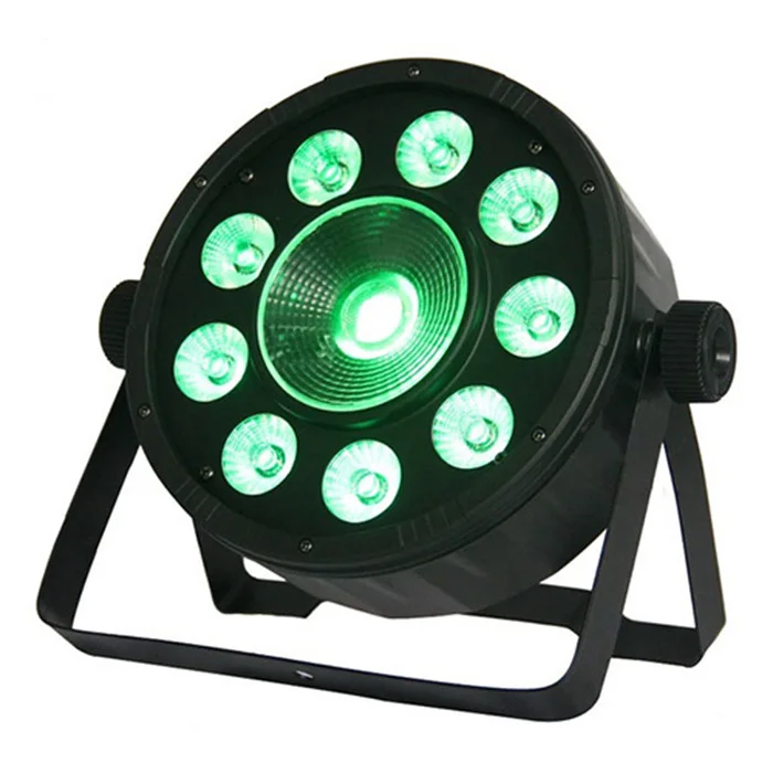 MITUSHOW Indoor Portable Par Light with 9+1 LEDs RGBW 4-in-1 DMX Control Mode for Disco Parties Nightclubs Concerts at Price