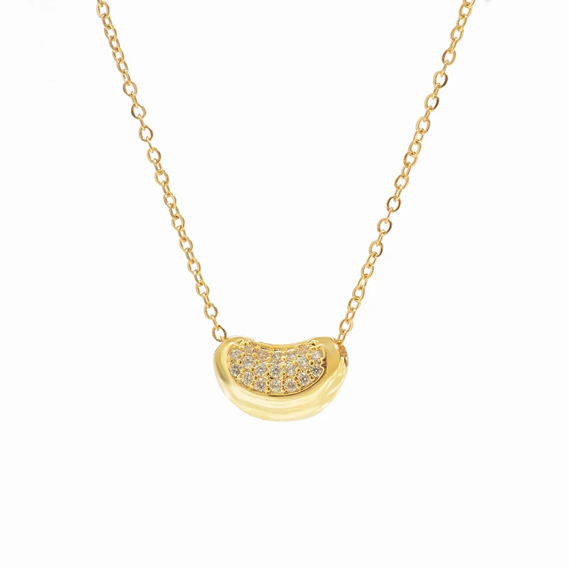 XL62127 new korean version inset zircon temperament ingot fashion collarbone chain personality everything neck chain