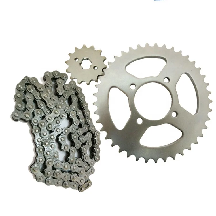
Pakistan Hot sell motorcycle chains and sprocket kits CD70 ,Motorcycle CD70 Sprocket ,41T/14T 420/104L Sprocket kits 