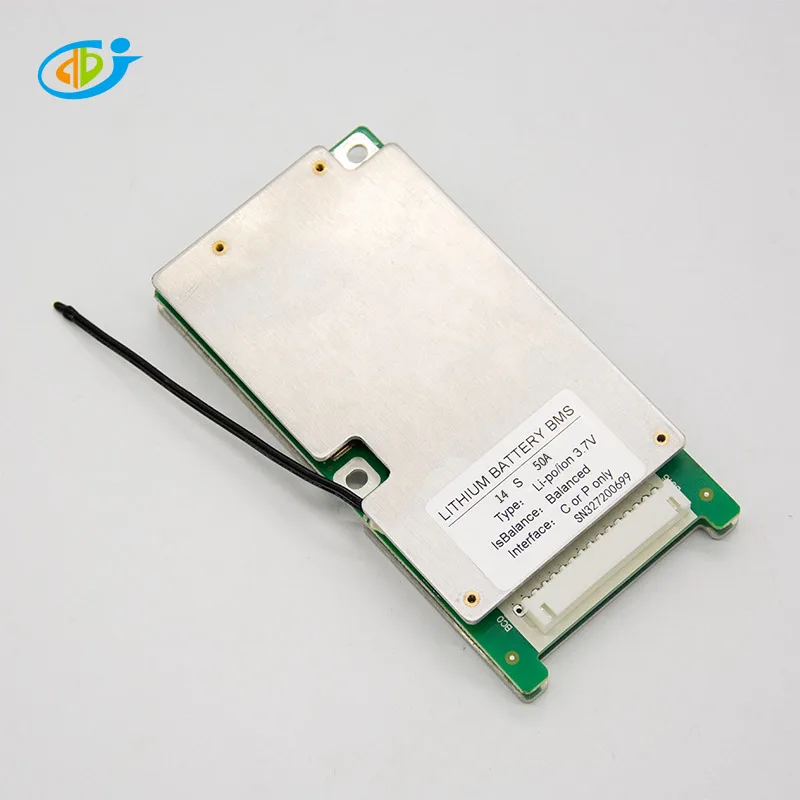  JBD 14s 48v 50a bms для батарей Li-Ion (литий-ионных аккумуляторов с функцией баланса и