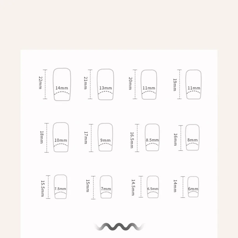 BEAU FLY Hot Selling 24pcs Red Short Square Press On Nails Glitter Red Bunny Nails Tips