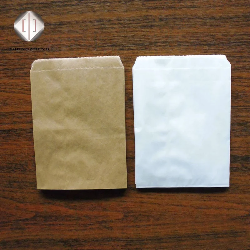  Bioecycle Small Plain Wax Paper Bag/Greaseproof Bag For Oil