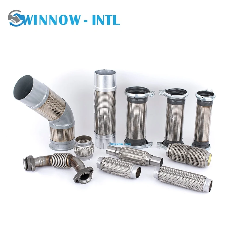 Exhaust Telescopic Tube Flexible Hose Soft Connection 6214900065/6204900465/6204900365 For Benz