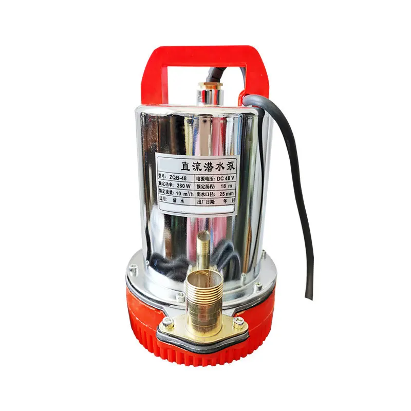 12V household miniature multi-stage stainless steel DC submersible pump electric vehicle battery pump