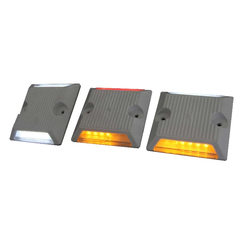 
Trapezoid delineator plastic/Aluminum material double side cat eyes led reflecting traffic road stud 