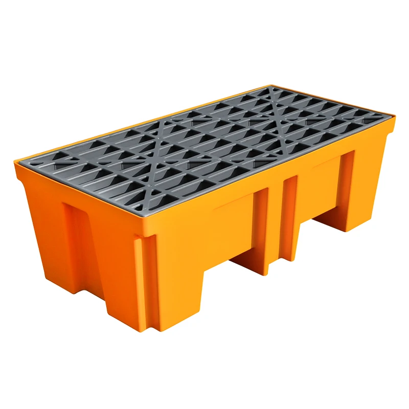 2 Drum Warning  Spill Pallet