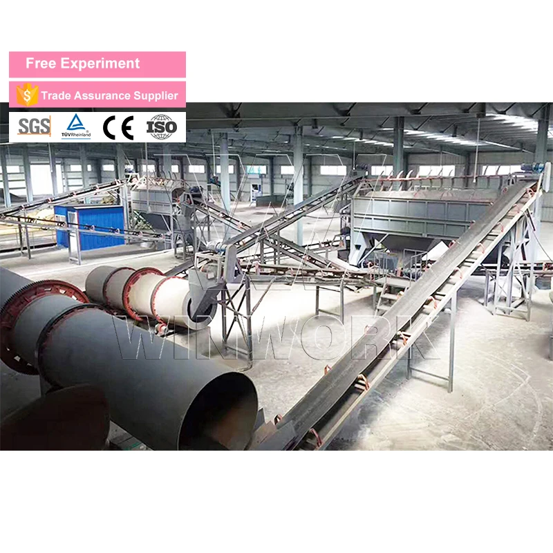 WINWORK DAP Fertilizer Rotary Drum Fertilizer Granular Production Line
