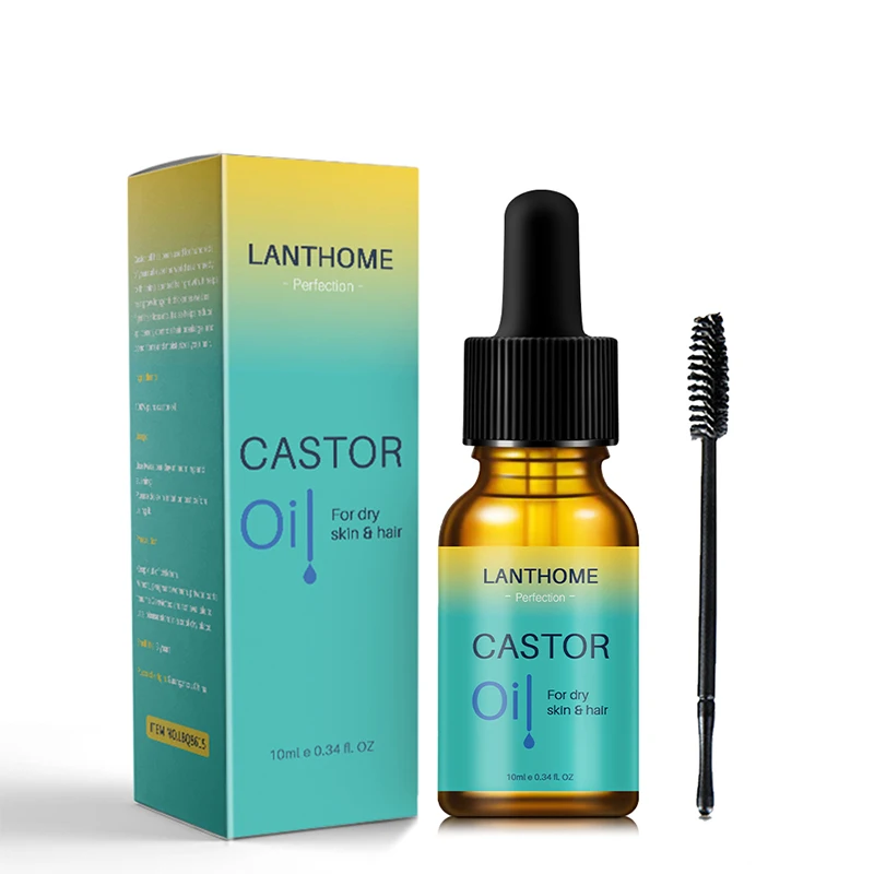 private label Oem 100% Pure Black Castor Oil Refined For Hair And Eyelash Growth