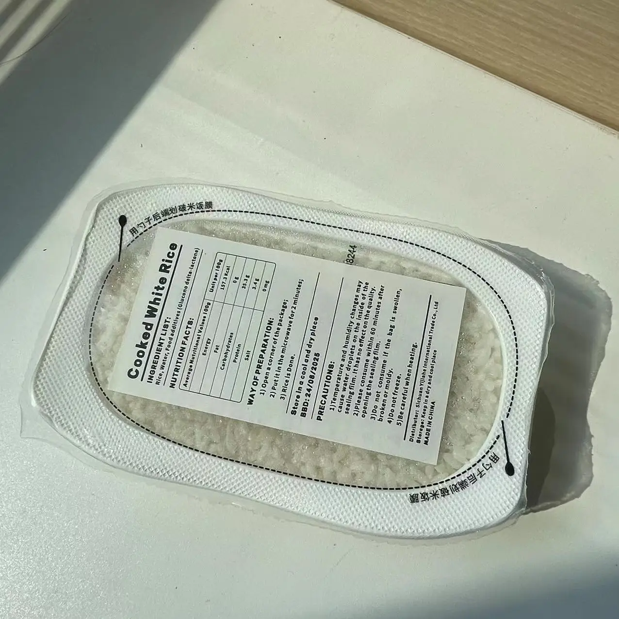 High Quality Korean Food Pre Cooked Rice Wholesale Instant Rice Ready to Eat Microwave in 2 mins