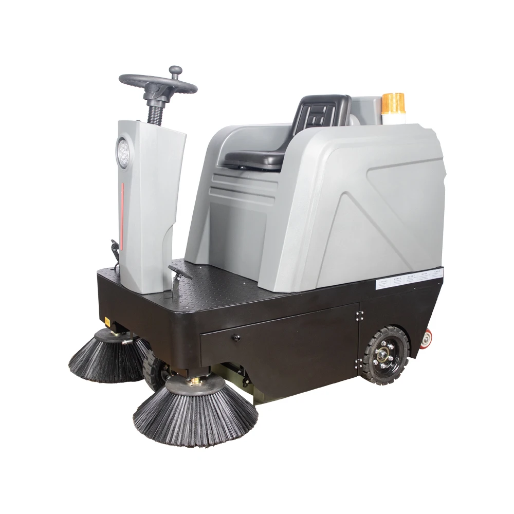 Someone Operation Ride on Floor Cleaner Mini Road Street Sweeper Truck for Sale