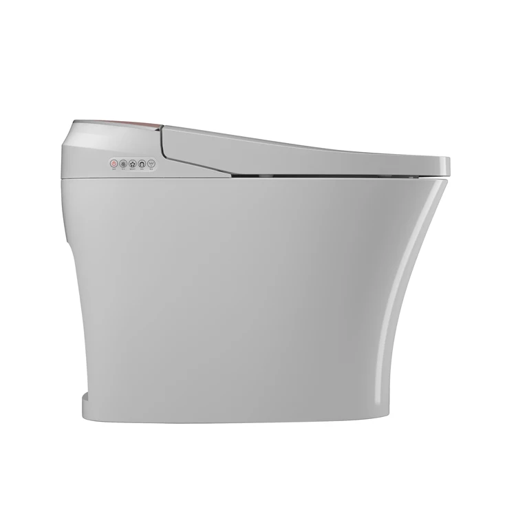 Self clean auto open sensor flush siphonic fully intelligent toilet bowl bathroom floor electronic smart toilet