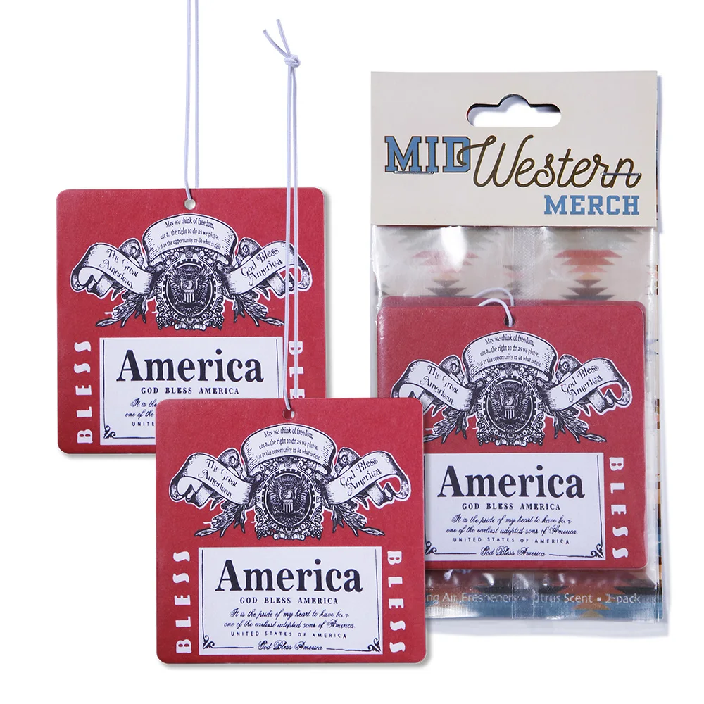 Custom logo car smell scent air fragrance colorful sublimation hanging paper car vent air freshener wholesale