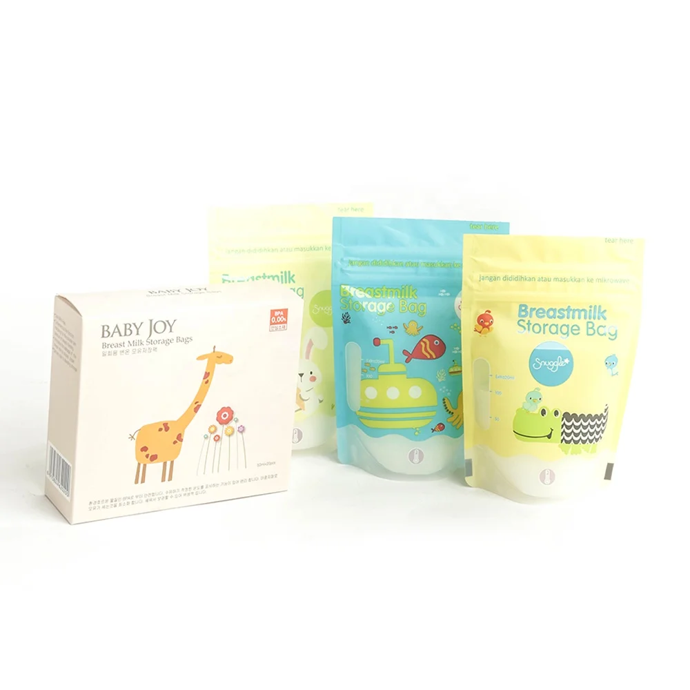 Factory Sale OEM Transparent Sterilized Breast Milk Bag Custom Printing Logo Cooler Breastmilk Storage Bag