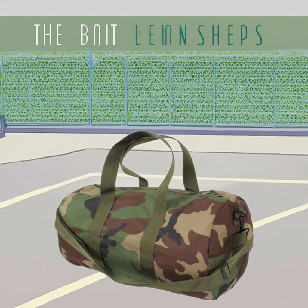 Large Capacity Nylon & Heavyweight Cotton Canvas Duffle Bag Brown Travel Sports Gym Bag for Short Trips