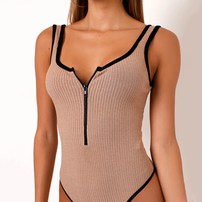 
Modern Design Sleeveless Sexy Women Bodycon Plus Size Trendy Tops For Ladies 