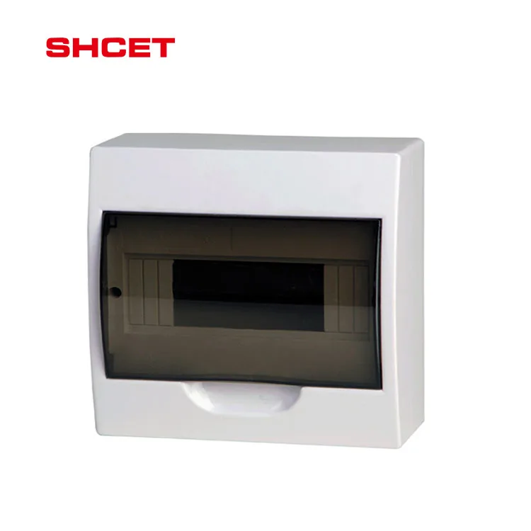 Low price IP54 plastic distribution box electrical junction box 2 4 6 8 12 18 48 ways for smart  home MCB circuit breaker module