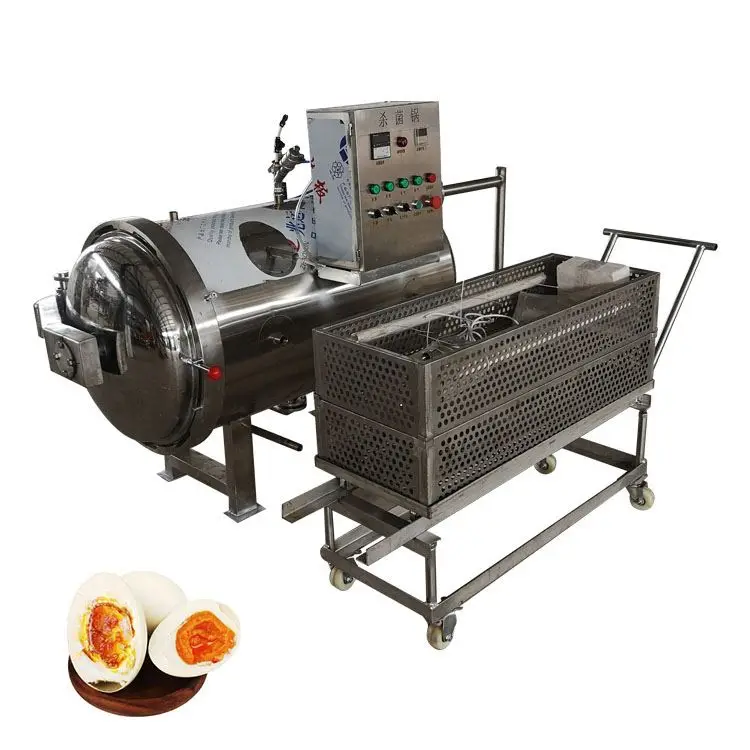 Semi Automatic Cans Food Retort Sterilizing Machine Dried Tofu Autoclave Food Sterilizer