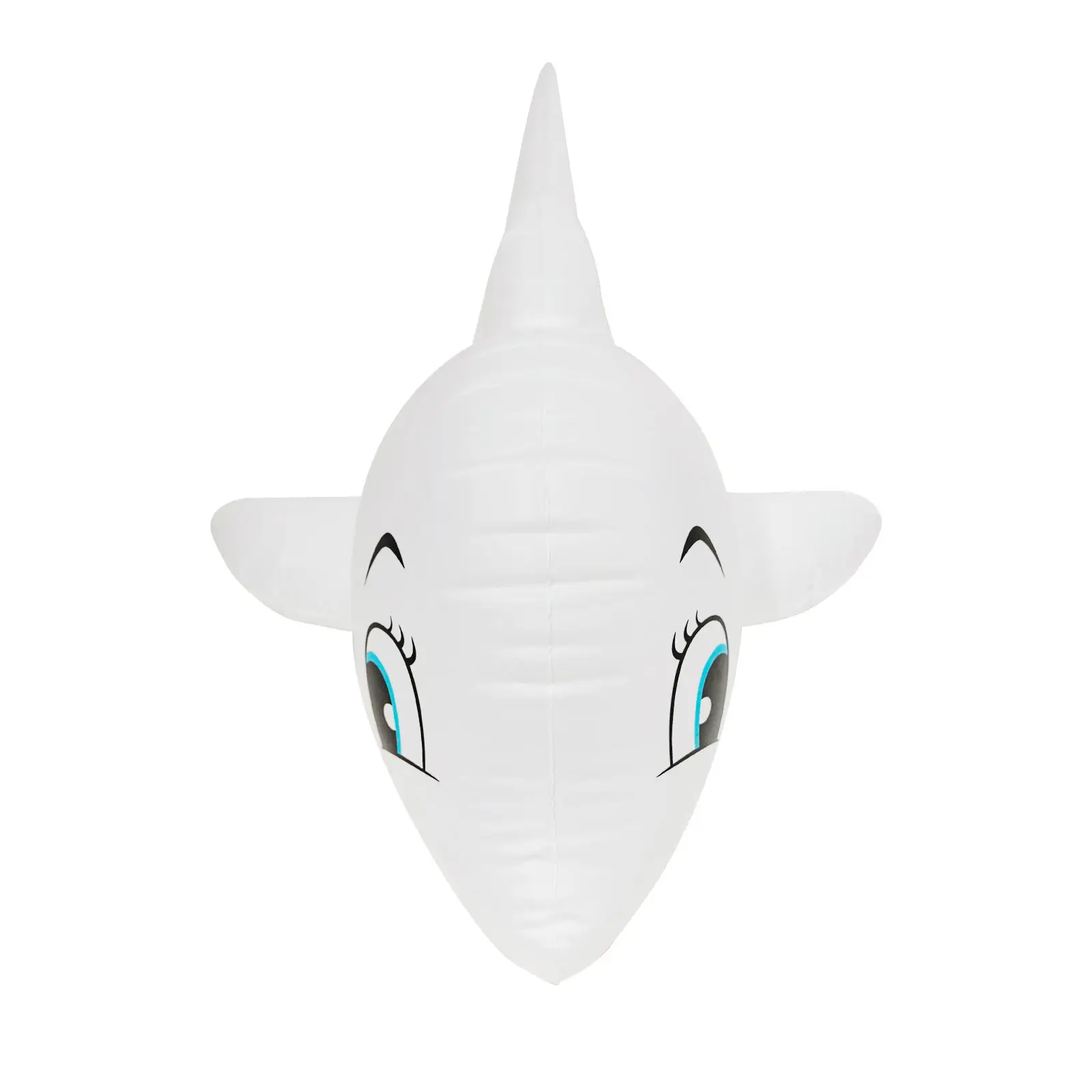 Inflatable Dolphin Pool Toy Solar Charging Colorful LED Swimming Pool Night Light with Remote Control and Air Pump for Christmas