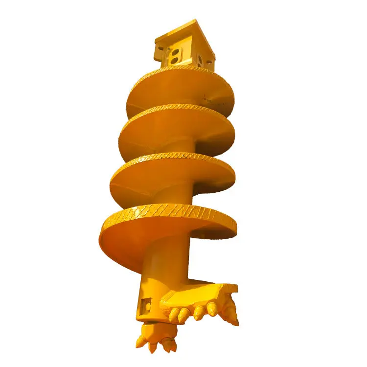 Teeth Single Cut Flat China Augers Rock Drilling Auger