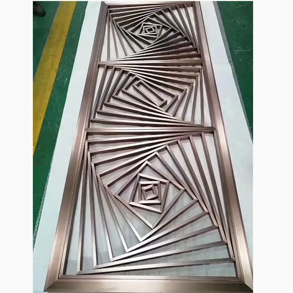 Curtain Wall Decorative Aluminum Laser Cut Carved Perforated Mashrabiya Panel